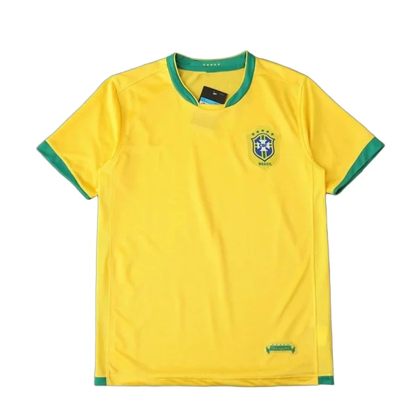 2006 season Brazil home retro Fan version