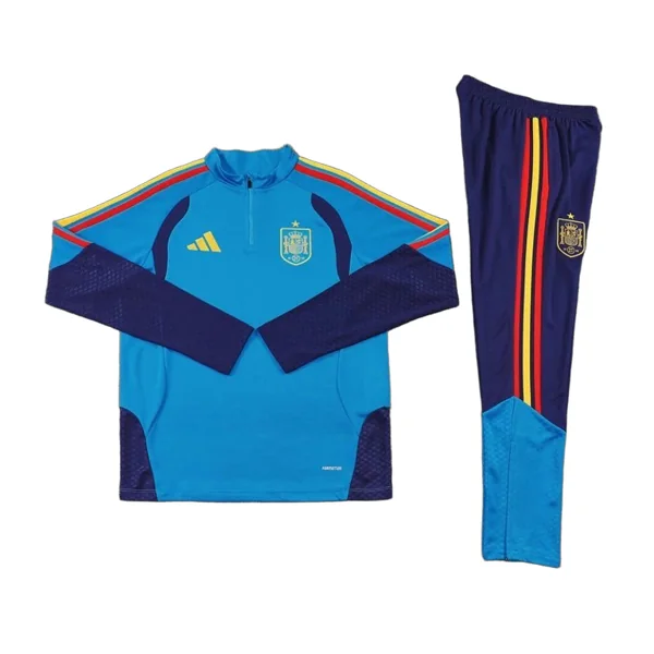 2026 FIFA World Cup Spain lake blue Half pull training suit