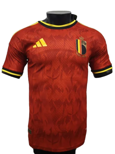 2026 World Cup Belgium Home Jersey Player Version