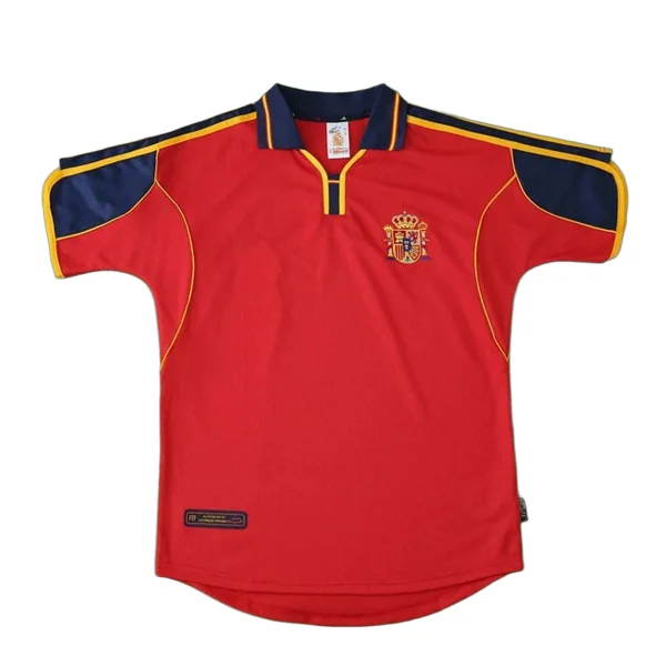 2000 season Spain home retro Fan version