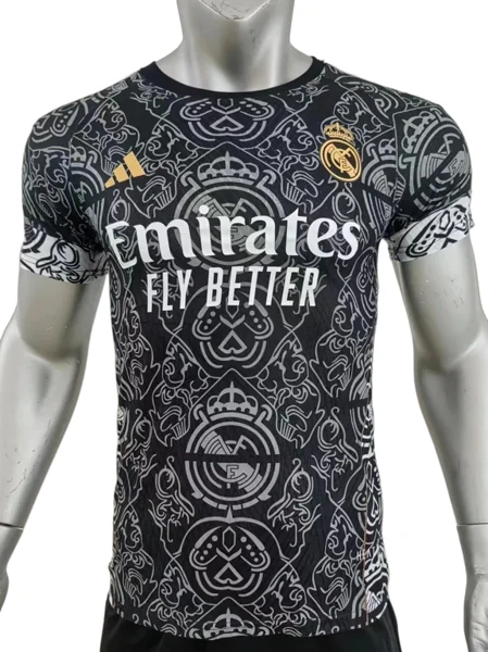 2425 Black Real Madrid Special Edition Jersey Player Version