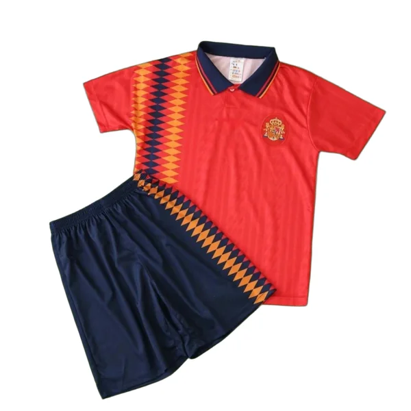 1994 season Spain home retro Kids kit