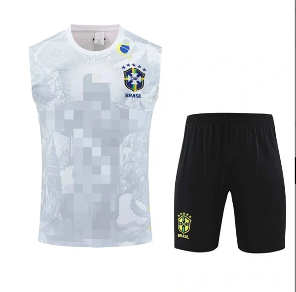 2526 season Brazil Jesus Training clothes suit vest Fan version