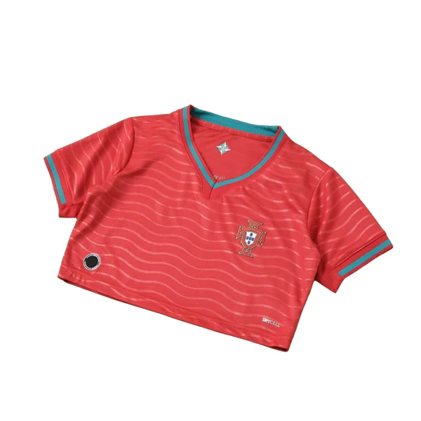 2026 FIFA World Cup Portugal Home Cropped Jersey