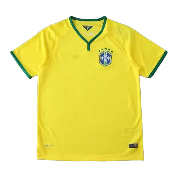 2014 season Brazil home retro Fan version