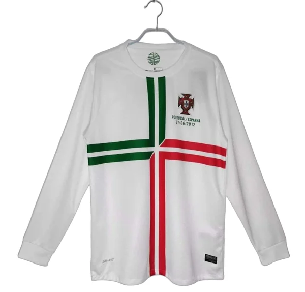 1213 season Portugal away Long sleeved Retro Fan version