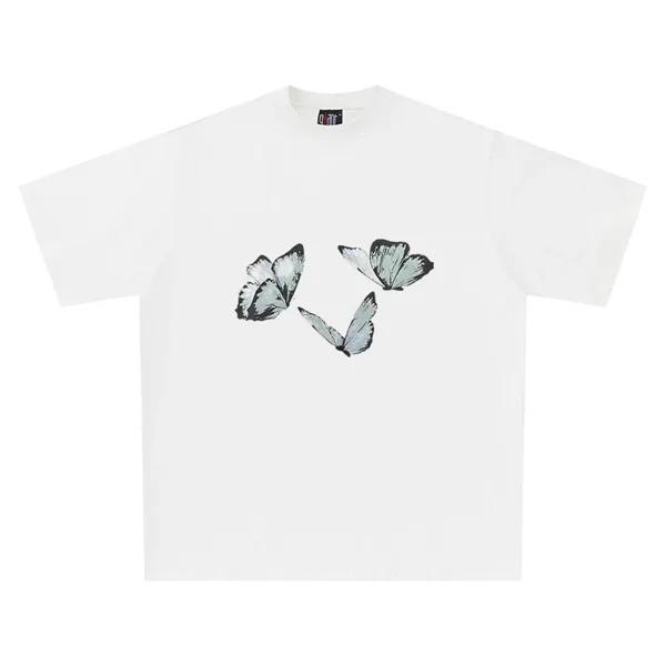 butterfly white tee