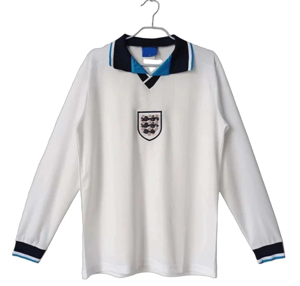 1996 season England home Long sleeved Retro Fan version